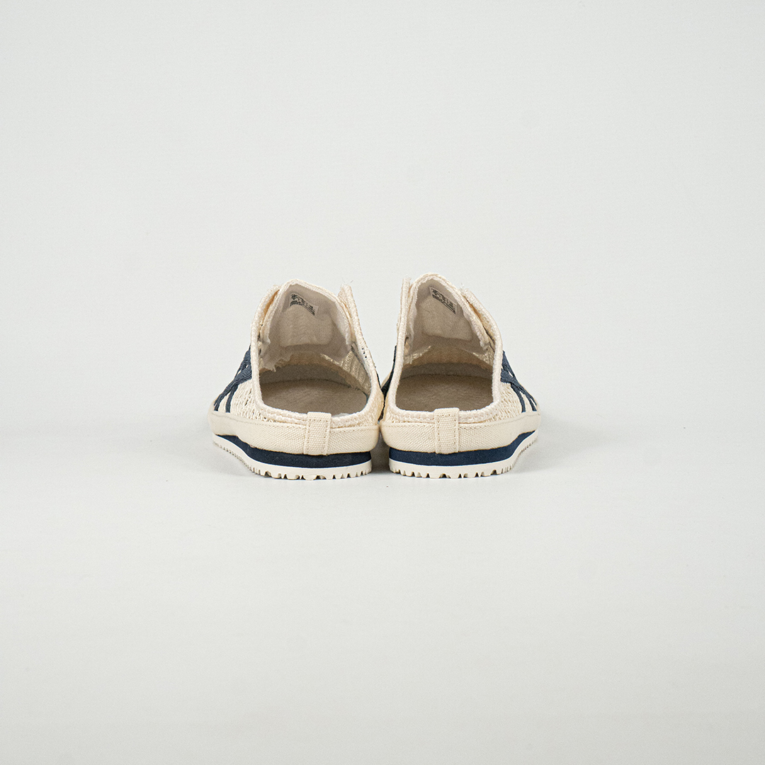 Sepatu Onitsuka Tiger Mexico 66 Sabot Birch Peacoat Navy White Unisex Sneakers Casual Authentic - Image 4