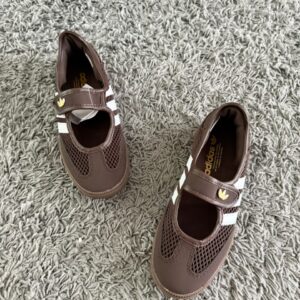 Sepatu Adidas Samba Jane Brown Off White Gum Casual Sneakers Authentic